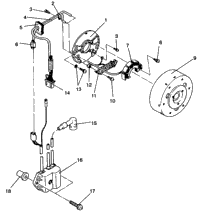 Magneto Assembly 500 Efi 0942774 & Efi Sks 0942574