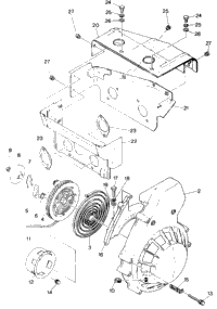 Recoil Starter And Blower Housing Lt/Ltr
