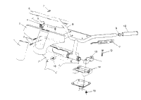 Steering Handlebar Assembly 500 Carb