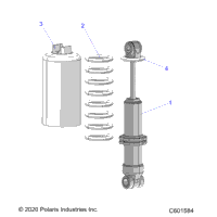 Suspension, Shock, Front Track