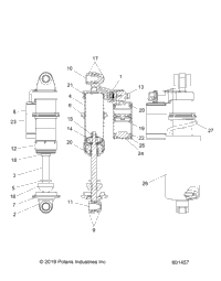 Suspension, Shock, Front Track S20ekp8rs/Rem (601457)