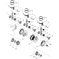 Piston & Crankshaft 600 Xcr