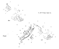 Chassis, Clutch Guard & Footrests