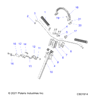 Steering, Upper & Handlebar Asm