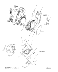Engine, Air Inlet & Outlet Ducts