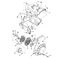 Blower Housing & Recoil Starter Trail Rmk