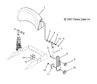 Body, Backrest Asm