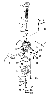 Carburetor Tran Sport & European Tran Sport E970143