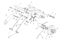 Rear Torque Arm Assembly Storm 0950782, Storm Sks 0950582, Euro Storm E950