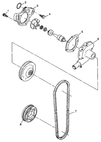 Water Pump Widetrak Lx 0982065 & European Widetrak Lx