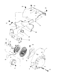 Blower Housing/Recoil Starter Indy Lite Gt