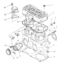 Cylinder Assembly 440 / 0930760 & 440 Sks / 0930560
