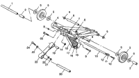 Front Torque Arm Widetrak Lx 0982065 & European Widetrak Lx