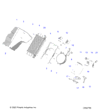 Engine, Radiator Mounting