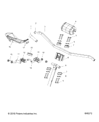 Steering, Upper & Handlebar Asm. All Options