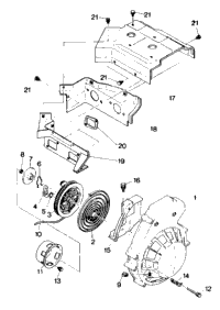 Recoil Starter And Blower Housing Sprint & Sprint E/S