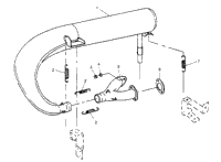 Exhaust System 500 Carb 0962764, 500 Carb Sks , 500 Carb Sks E96256
