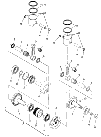 Piston And Crankshaft 500 & 500 Classic