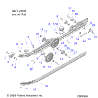 Suspension, Rail, Lh/Rh