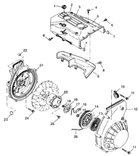 Blower Housing & Recoil Starter E99ss5bu