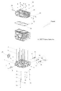 Engine, Cylinder & Crankcase