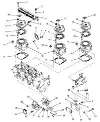Cylinder & Manifold Assembly Storm 0965782, Storm Sks 0965582, Euro Storm