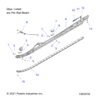 Suspension, Rail Beam Mounting, Lh/Rh, 165"/2.75" Track S22tgg8rs All Options