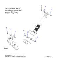 Suspension, Shock Mounting, Rear Susp