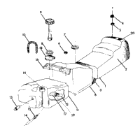 Seat Gas/Tank Assembly Sport Gt