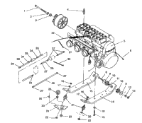 Engine Mounting Rxl/0930768 & Rxl Sks/0930568