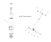 Suspension, Shock, Rear Track (49Snowshockrear)