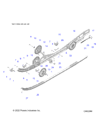 Suspension, Rail Beam Lh/Rh