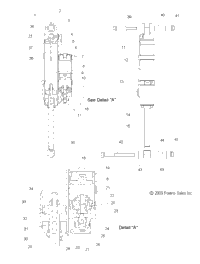 Suspension, Shock, Rear Track (49Snowshockreartrbo)