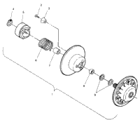 Driven Clutch Tran Sport 0960143 & Euro Tran Sport