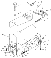 Seat & Gas Tank