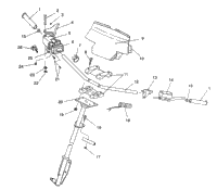 Steering Handlebar Assembly 440 / 0930760 & 440 Sks / 0930560