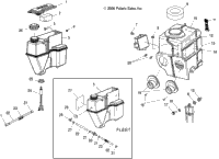 Engine, Oil Tank & Airbox Asm