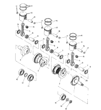 Crankshaft & Piston 500 Xlt
