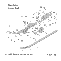 Suspension, Rail, Lh/Rh