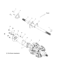 Drive Train, Jackshaft & Driveshaft