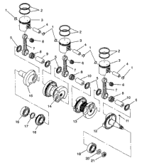 Piston & Crankshaft Xlt Ltd 0973756 & European Xlt Ltd