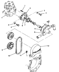 Water Pump Storm E940782 & Storm Sks