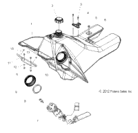Fuel System, Fuel Tank Asm