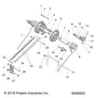 Suspension, Torque Arm, Rear