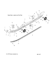 Suspension, Rail, Lh/Rh