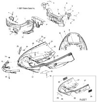 Body, Nosepan Asm. & Front Bumper