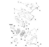 Blower Housing & Recoil Starter E970243