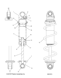Suspension, Shock, Front Track S19efk8rs/Reb/Efm8rs (601013)
