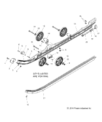 Suspension, Rail Asm