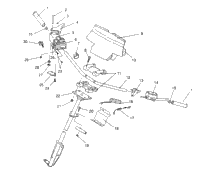 Steering Handlebar Assembly 440 Xcr